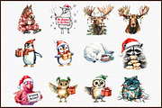 Funny Christmas Animals, an Illustration by Sublimation Artist (Thumbnail 3 of 6)