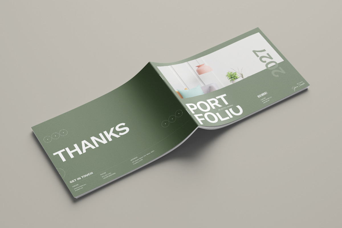 Portfolio Landscape Templates, a Brochure Template by Pixelpick (Photo 9 of 9)