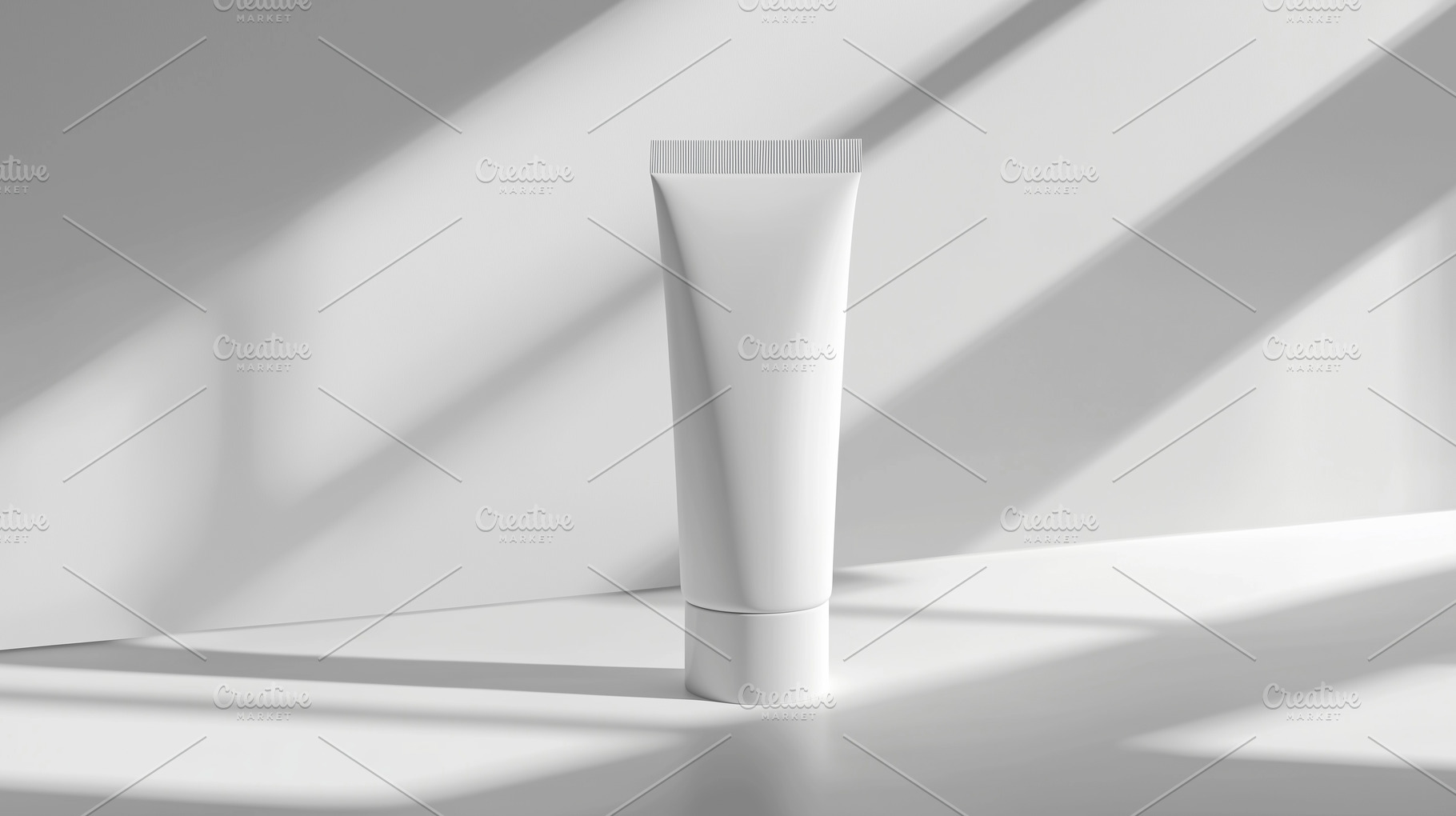 White tube of cream or gel mockup, a Beauty & Fashion Photo by MistyDay