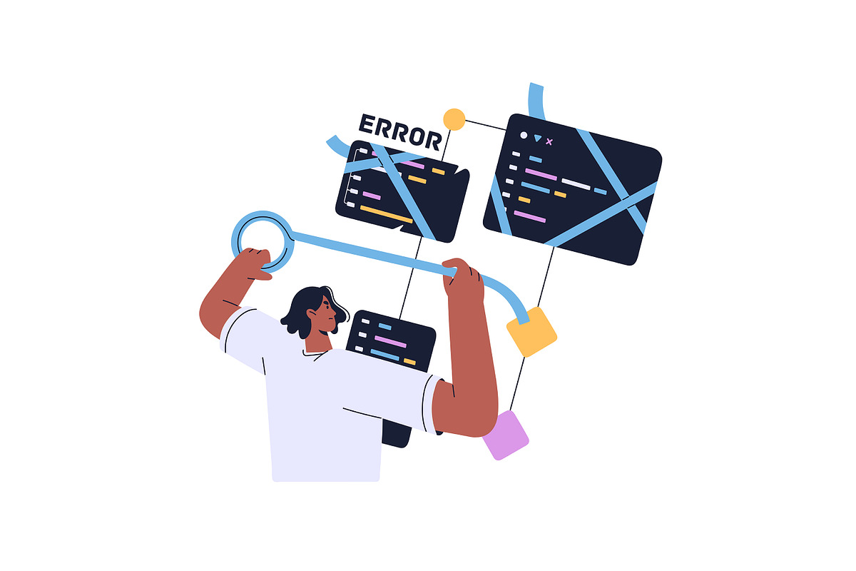 Programmers at work. IT concepts set, a Work Illustration by PaperTrident (Photo 24 of 28)