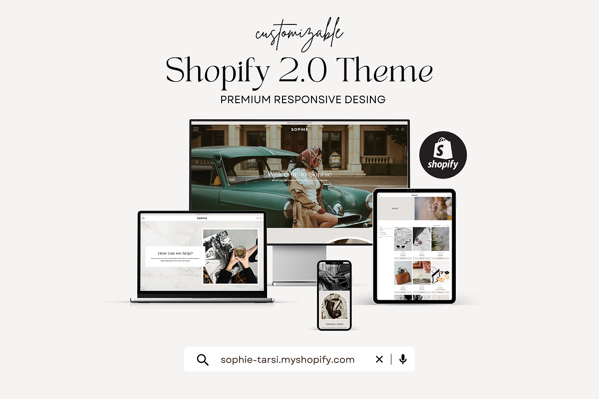 Luxury Shopify Theme, a Shopify Template by Tarsi.io (Photo 2 of 4)