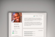 Social Media CV, a Resume Template by Valeur Design (Thumbnail 1 of 4)