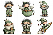 Santa Christmas Clipart, an Illustration by Daily.Designs (Thumbnail 3 of 5)