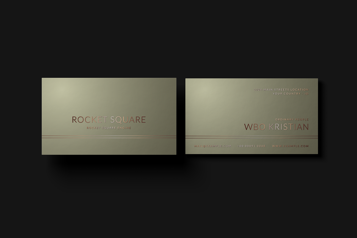 5 in 1 Luxury Business Cards, a Business Card Template by Ctrl space studio (Photo 1 of 5)