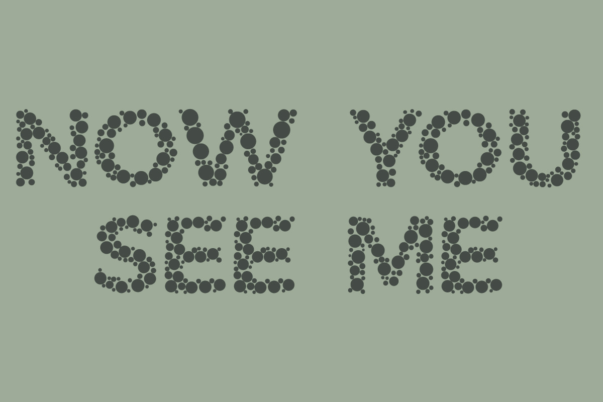 Color Blindness Test Typeface preview 4