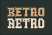 College ABCD – Varsity Display Font, a Slab Serif Font by KiddoGlyphs Studio (Thumbnail 4 of 5)