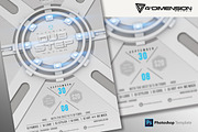 Futurism Dupstep A4 flyer Template, a Flyer Template by Ravi Rajcoomar (Thumbnail 2 of 3)