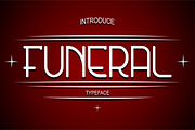 funeral - Vintage Monoline, a Font by Annivers Type (Thumbnail 1 of 8)
