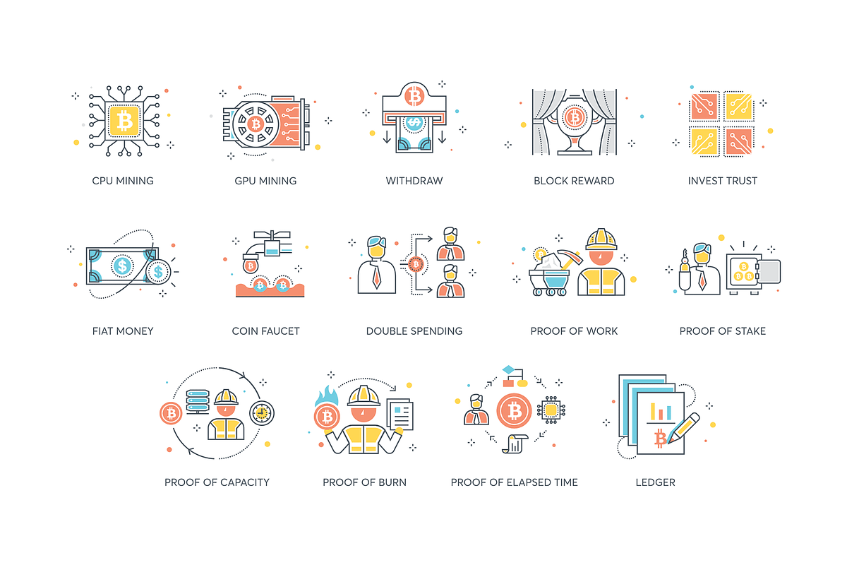 Cryptocurrency & Bitcoin Flat Icons, an Icon by Flat Icons (Photo 5 of 5)