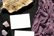 Halloween Card Mockup 5x3.5RSVP fall, an Advertising Mockup by PawMockups (Thumbnail 3 of 10)