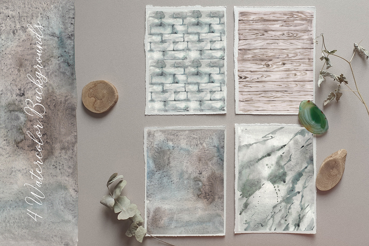 Cozy Home Watercolor Lifestyle Set, a Texture Illustration by Cat In Colour (Photo 8 of 9)