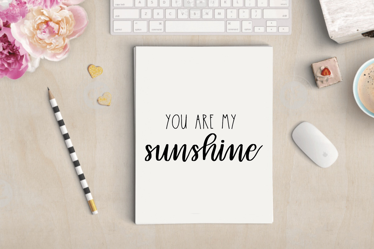 Hand Lettered Font Duo preview 4