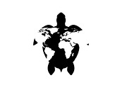 World Map Sea Turtle Bundle, an Illustration by Gaye Art (Thumbnail 22 of 31)