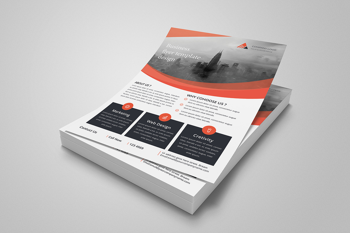 Business Flyer Template Design, a Flyer Template by Mazharul Islam (Photo 4 of 10)