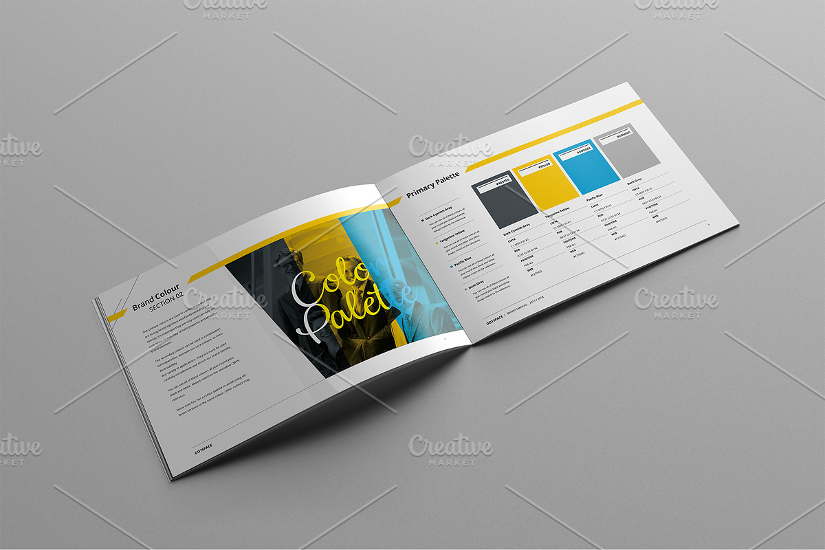 Brand Manual 30 Pages A4 / US Letter, a Brochure Template by Mastergfx (Photo 9 of 32)