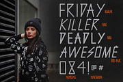 Sale ! 50%Friday Killer Font + Bonus, a Font by fopifopi (Thumbnail 2 of 5)