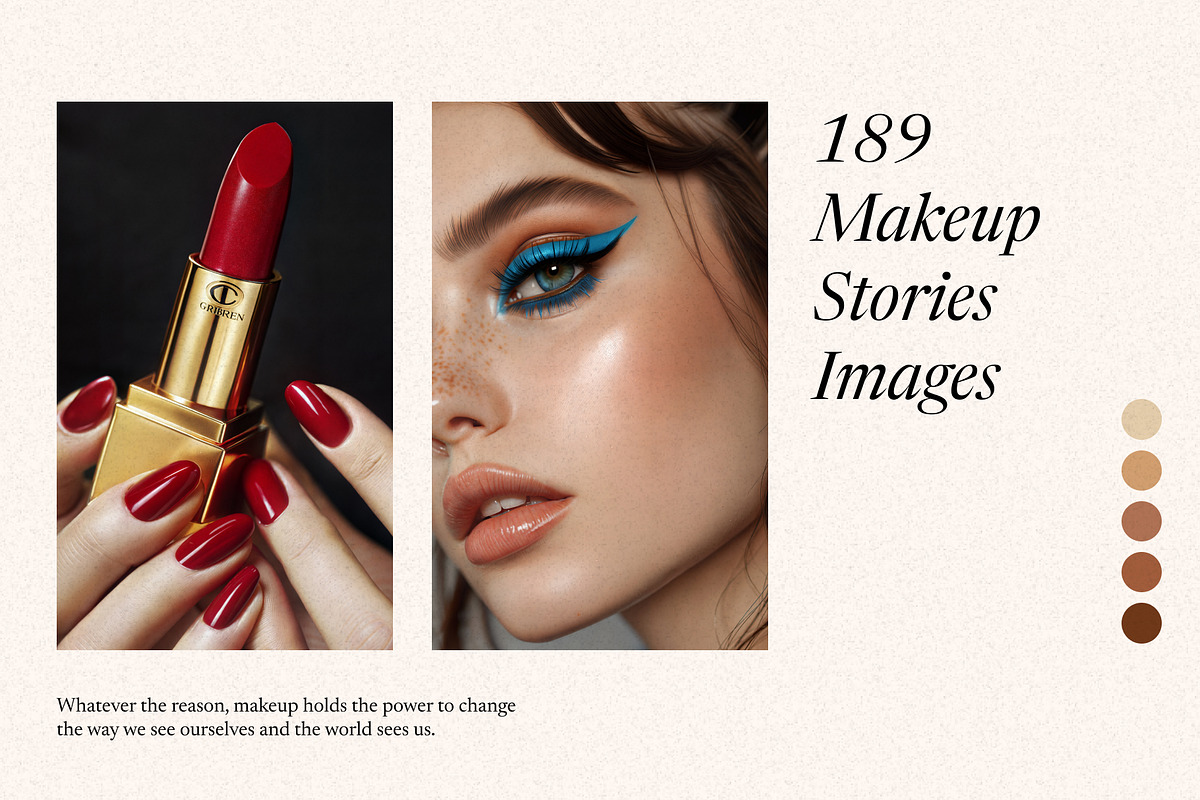Makeup Stock Photos Bundle, a Beauty & Fashion Photo by Helospace (Photo 6 of 10)