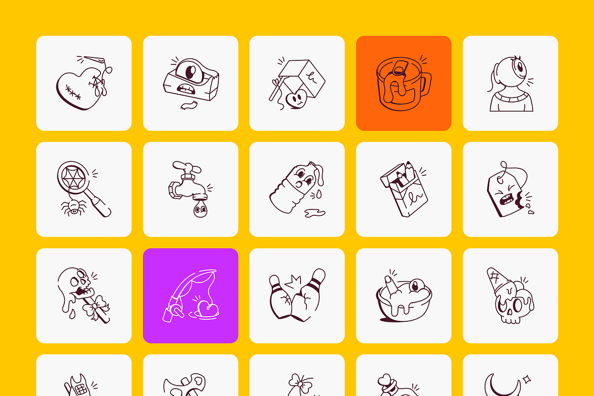 Graffiti and Grunge Doodles, an Outline Icon by Vectors Market (Photo 9 of 9)