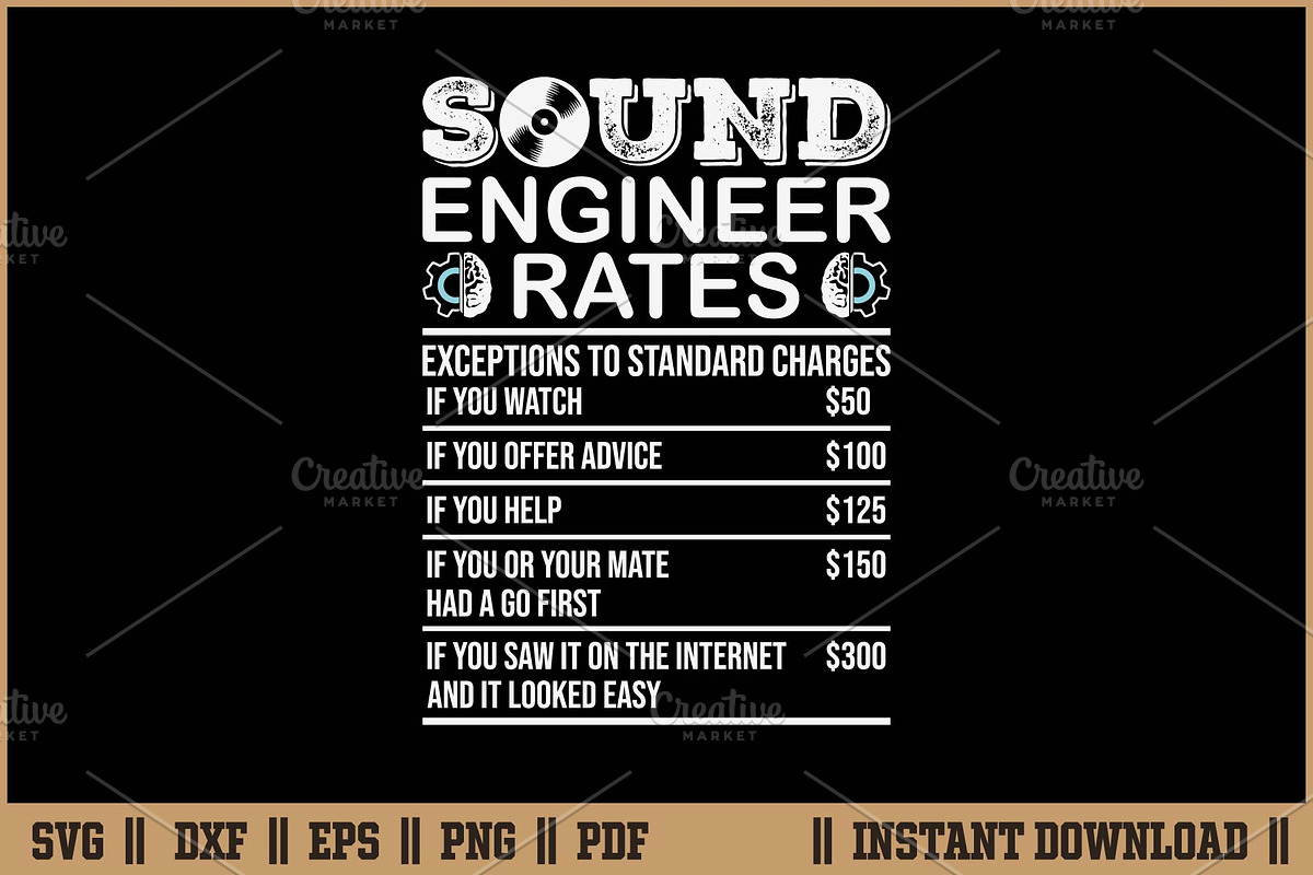 Studio Audio Engineer Rates Funny, a Work Illustration by Handy Arts Studio (Photo 1 of 3)