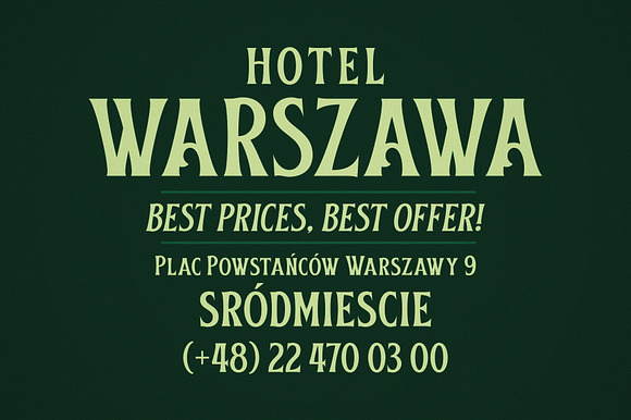 Obsypac Vintage Serif
