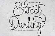 Sweet Darling, a Handwritten Font by FreshTypeINK (Thumbnail 1 of 8)