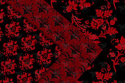 Red and Black Damask Digital Paper, a Texture Graphic by Digital Curio (Thumbnail 7 of 7)