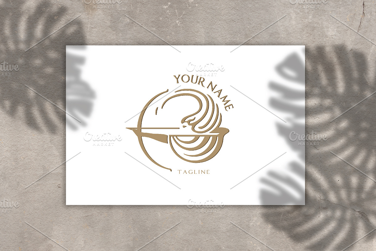 Female greek Archer logotype, a Branding & Logo Template by Alexandra De Angelis (Photo 6 of 8)
