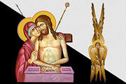 Jesus Christ illustration bundle, a Decorative Illustration by Julia_Raketic (Thumbnail 2 of 3)