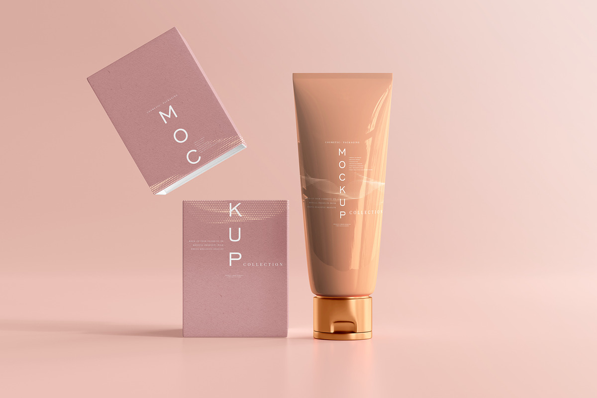 390+ Cosmetic Branding Mockup Scenes, a Cups & Container Mockup by pmvch (Photo 260 of 367)