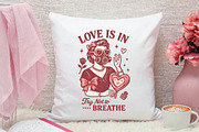 Funny Anti Valentine's Day Woman, an Illustration by DreamPrint404 (Thumbnail 4 of 7)