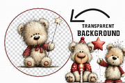 Whimsical Birthday Teddy Bear Clipar, an Illustration by Libby Wishes (Thumbnail 5 of 5)