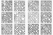 Mosaic Pattern Coloring Pages, a Print Template by Lamia Emad (Thumbnail 3 of 4)