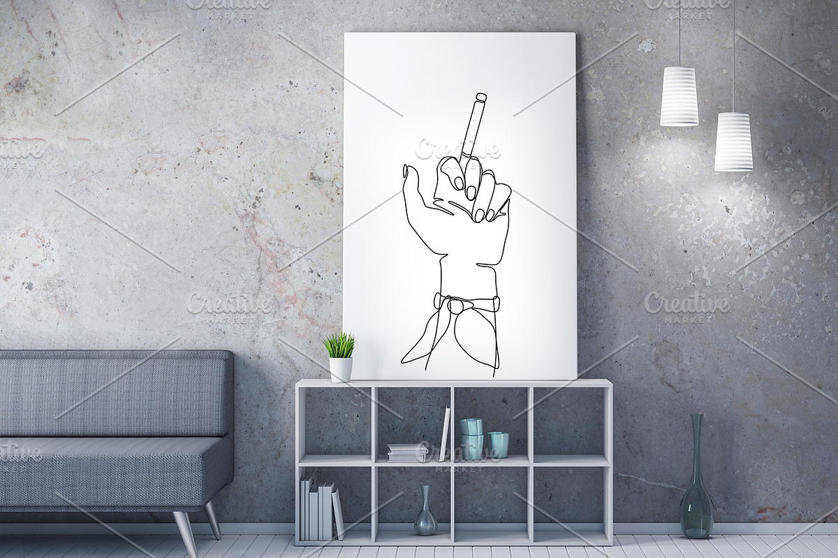 One Line Art Print, a Healthcare Illustration by Anastasiia_Dzhioeva (Photo 4 of 5)