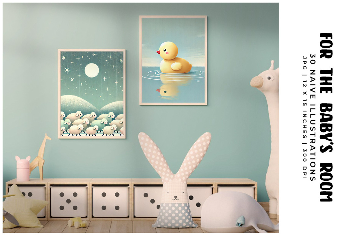 For the Baby's Room, a Decorative Illustration by Digital Art Creations (Photo 7 of 10)