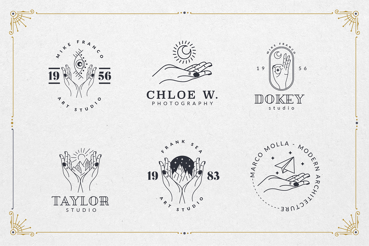 50 Mystic Logo Templates, a Branding & Logo Template by GraphicDash (Photo 5 of 7)
