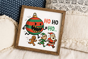 Christmas Ornament Ball Funny Gnome, an Illustration by Libby Wishes (Thumbnail 7 of 8)