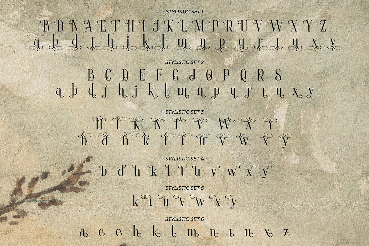 Violety Dreams, a Serif Font by Nathatype (Photo 7 of 10)