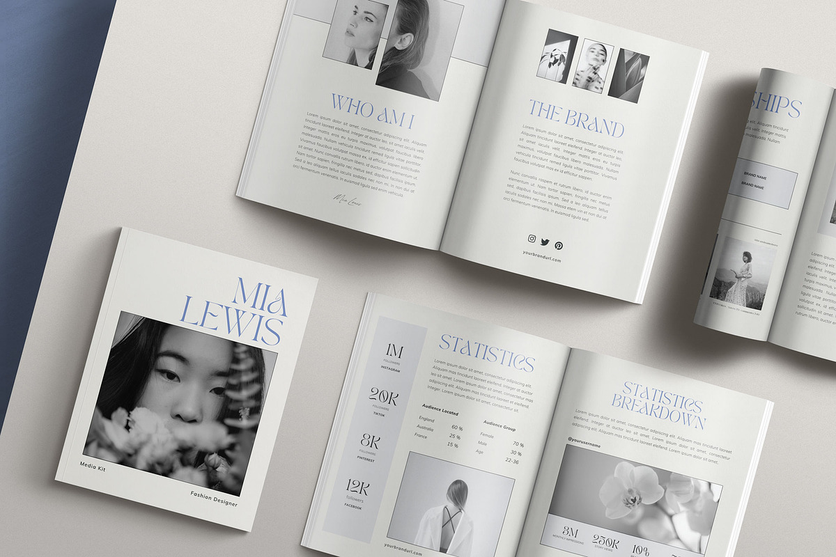 FLAWLESS | Media Kit Canva Template, a Magazine Template by Sierra Creative Studio (Photo 8 of 9)