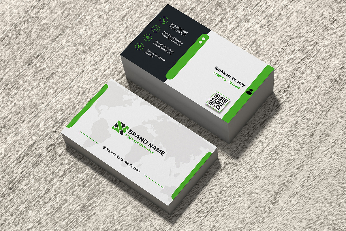 Minimal Realtor Card Template preview 7