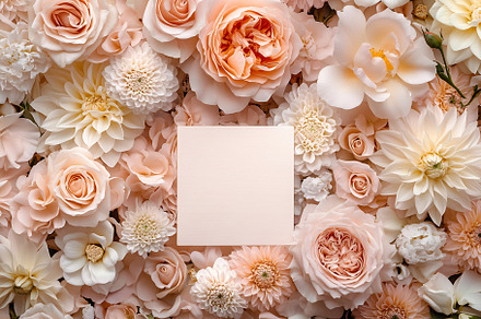Floral arrangement with empty space, a Business Photo by Beautiful things