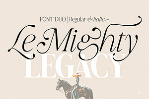 Le Mighty Legacy - Modern Serif
