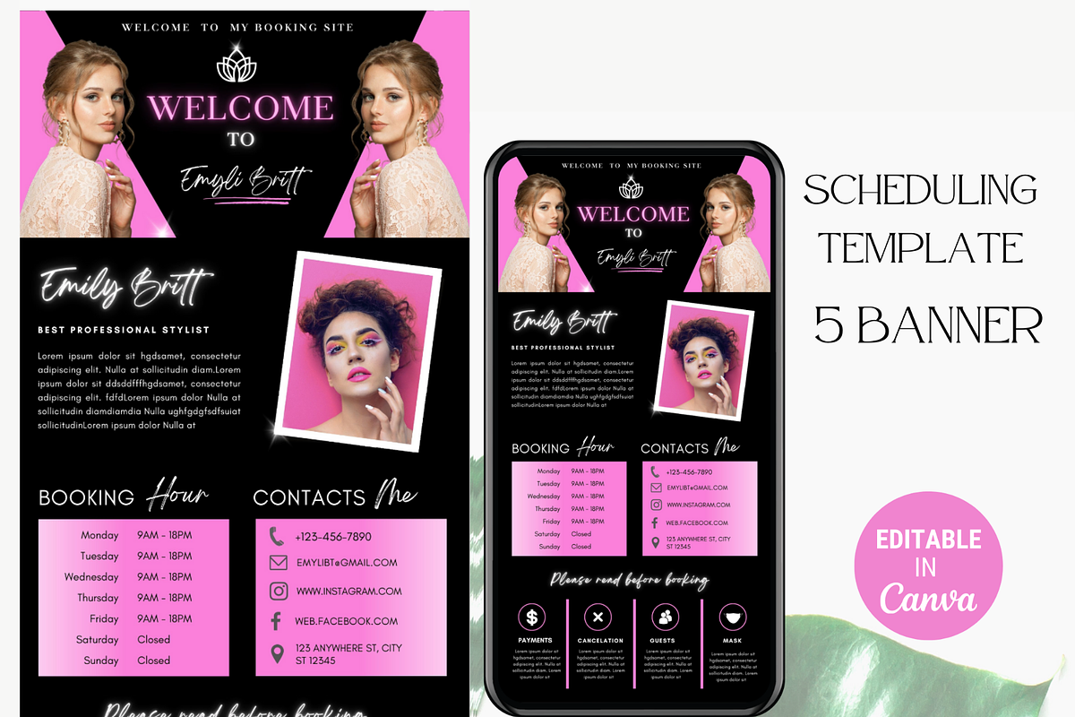Acuity Scheduling Template, a Templates & Theme by TimCanvaTemplate (Photo 2 of 5)