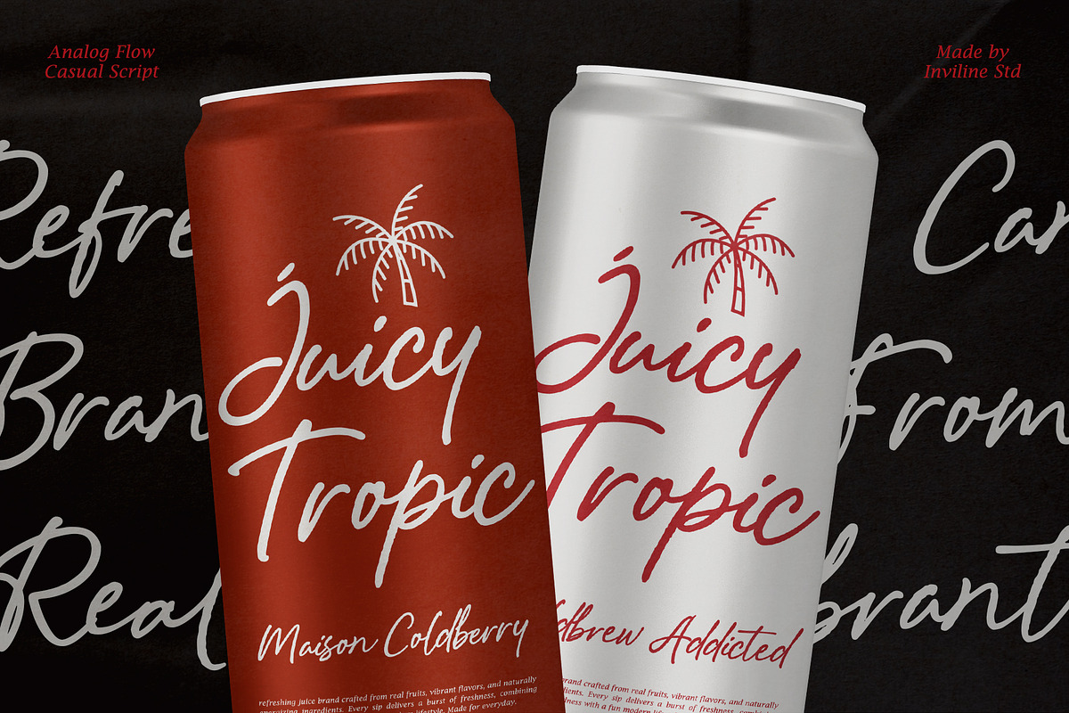 Analog Flow - Casual Brush Script, a Script Font by Inviline.co (Photo 6 of 10)