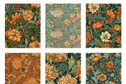 Seamless pattern with flowers, an Illustration by Pundateam (Thumbnail 4 of 5)