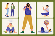 Mental Health Illustration Set, a Healthcare Illustration by Creative Stall (Thumbnail 6 of 9)