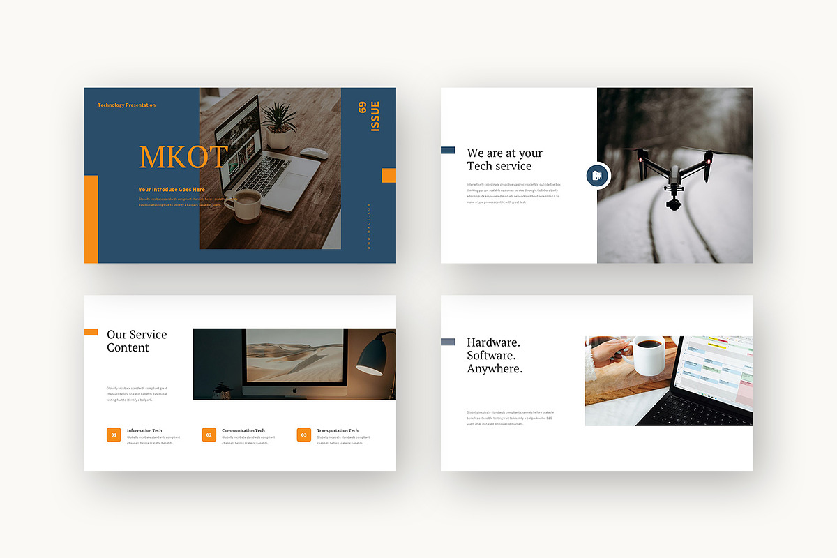 Mkot : Tech Products Google Slides, a Presentation Template by Punkl Camp (Photo 2 of 16)