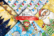 Ho-Ho-Ho christmas seamless patterns, a Pattern Graphic by JuliaStarArt-FantasyHome (Thumbnail 7 of 12)