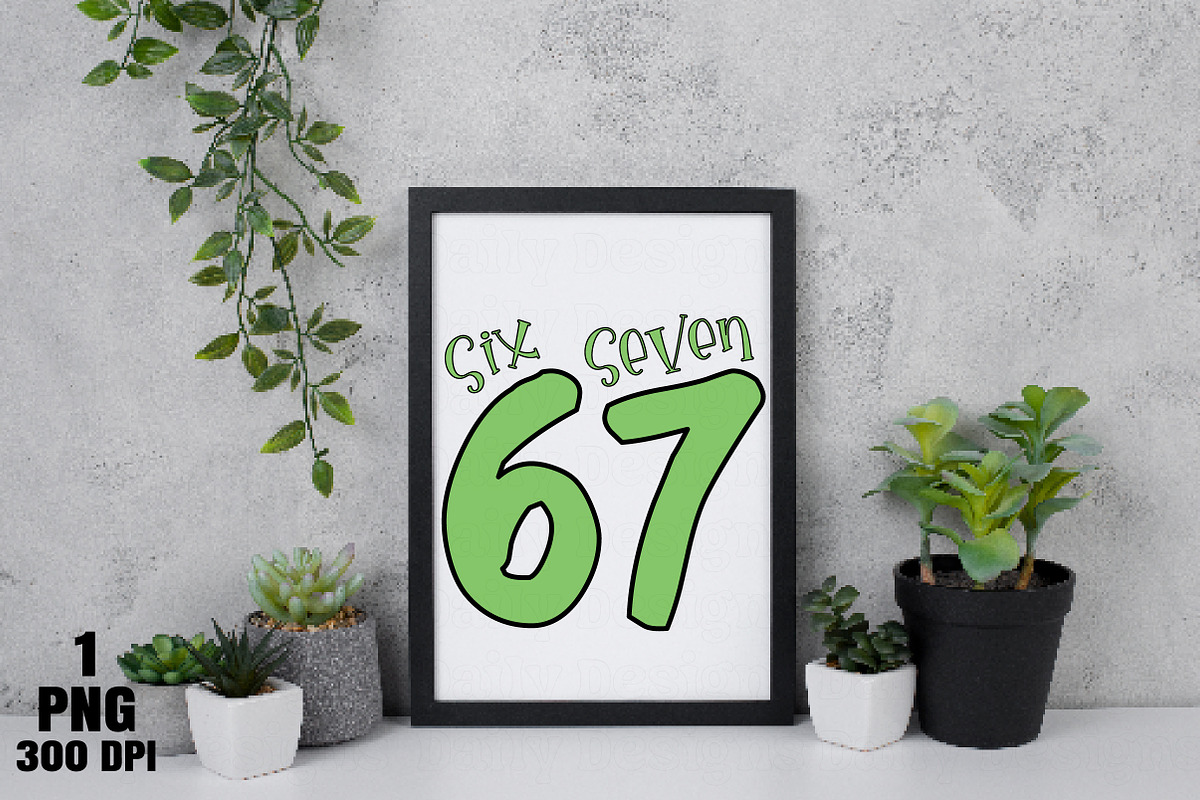Christmas Six Seven 67 Png, an Illustration by Daily.Designs (Photo 4 of 5)