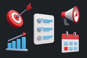 Startup 3D Illustration