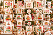 Retro Bookish Christmas Png Bundle, an Object Graphic by Daisy Design (Thumbnail 4 of 11)